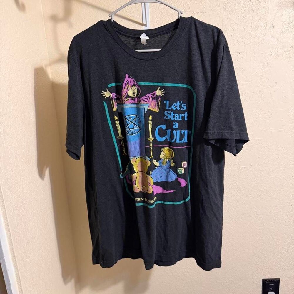 Bella-canvas Men's Black and Grey T-shirt
